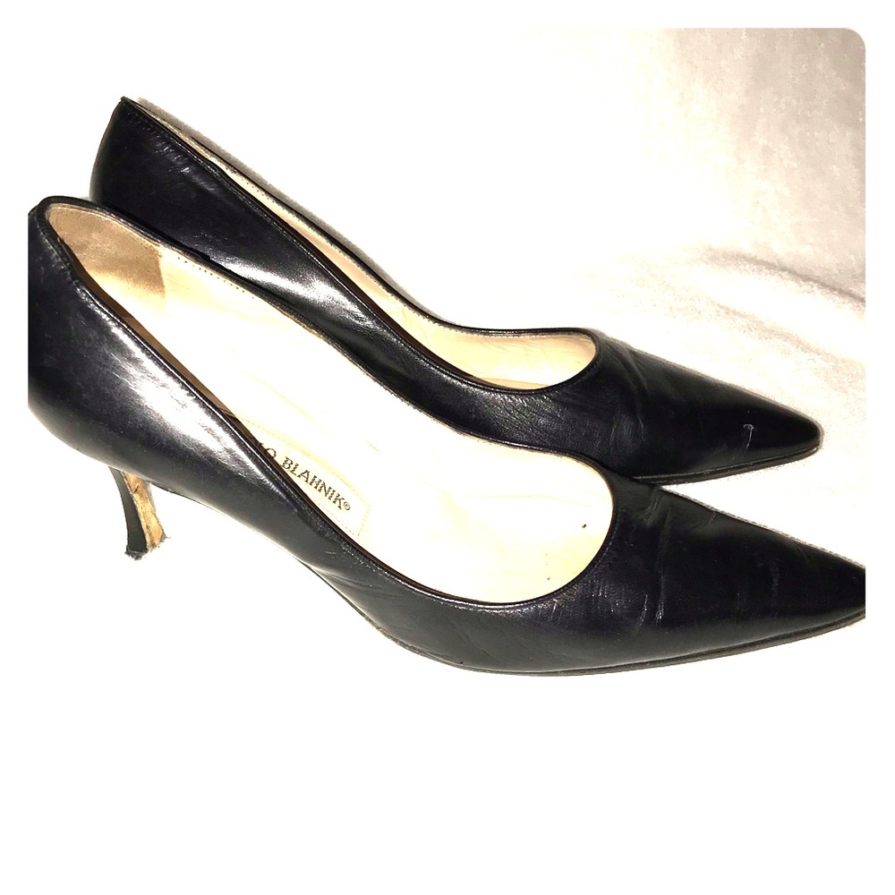 Low heeled Monolo Blahnik
